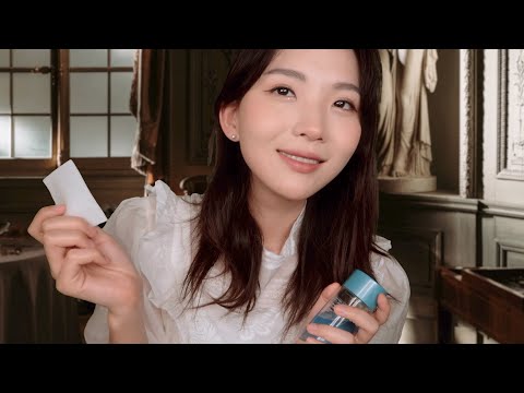 ASMR Makeup Removing & Skin Care For My Lady 🥺 (Layered Sound)