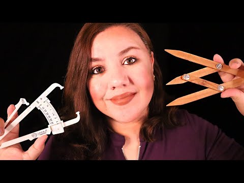 ASMR Facial Ratio Measuring Roleplay / Up close Personal Attention