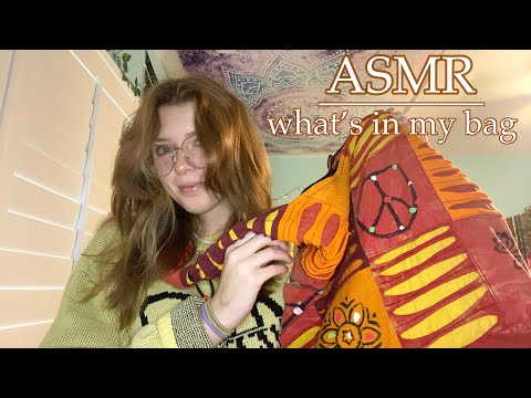 ASMR what’s in my bag (soft spoken)