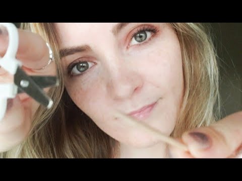 ASMR aggressively getting something out of your eye (personal attention)