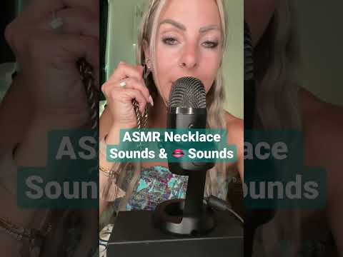 ASMR Necklace Sounds & Clicky Whisper 👄 Sounds #asmr