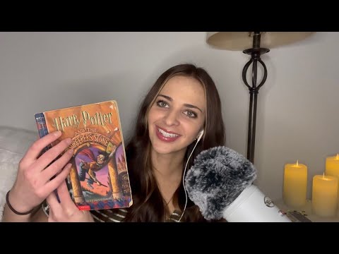 ASMR| Soft Spoken Book Reading - with Fluffy Mic Cover 📚