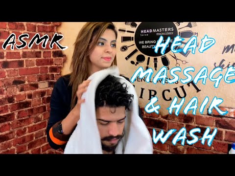 ASMR | Relaxing Scalp Massage Shampoo & Hair Brushing For Sleep
