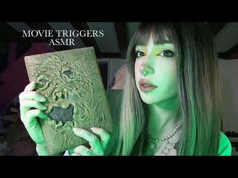 Movie Collection and Discussion ASMR | Tapping, Scratching, Whispering, Rambling