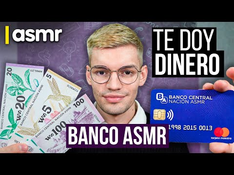 ASMR para dormir roleplay de banco asmr español