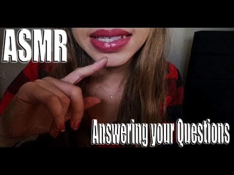 {ASMR} Q&A | answering some of your questions