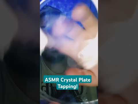 ASMR Crystal Plate Tapping sooooo #tingly #asmr #relax