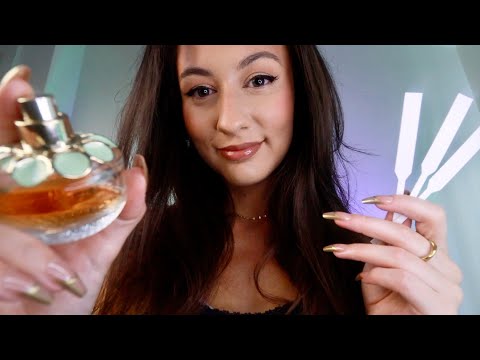ASMR Perfume Store Roleplay 🌸 Relaxing Consultation, Glass Bottle Tapping & Spraying