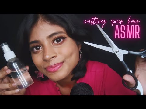 ASMR Roleplay | Indian Girl Gives You A Haircut | Personal Attention, Whispering, Face Touching