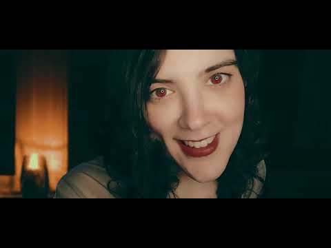 Vampire is obsessed with you - (ASMR RP, soft spoken, whispers, dominant vampire roleplay, feeding)