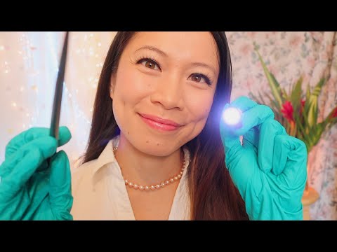 ASMR Medical Extra Oral and Intra Oral Exam ~ Scalp, Face, Mouth