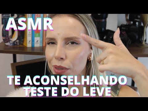 ASMR TE ACONSELHANDO TESTE DO LEVE -  Bruna Harmel ASMR
