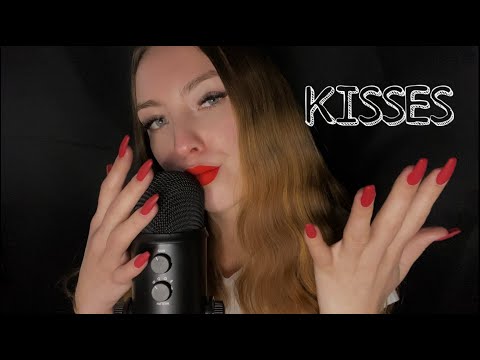 ASMR | Breathy KISSES and mic scratching🌪
