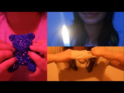 Unpredictable ASMR - NO TALKING - Colors - Tapping - Crinkles - Positive Affirmations and MORE
