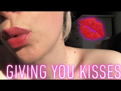 ASMR Up Close Kisses with Mouth Sounds 💋