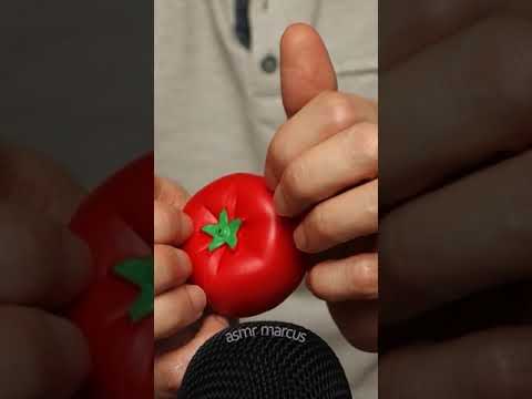 ASMR Tapping A Plastic Tomato #short