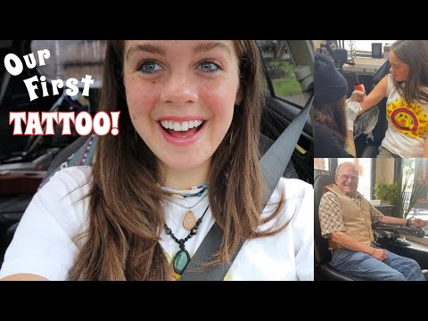 Getting my first TATTOO with my Grandpa (VLOG!)