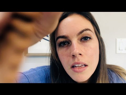 [ASMR] Friend Helps You Get Ready For Bed (brushing, plucking, personal attention)