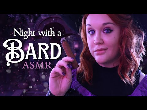D&D ASMR | Flirty Bard Shares a Cigar and a Magical Night (Smoking ASMR, Storytelling ASMR)