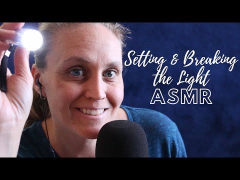 ASMR Setting and Breaking Follow the Light with Layered Sounds