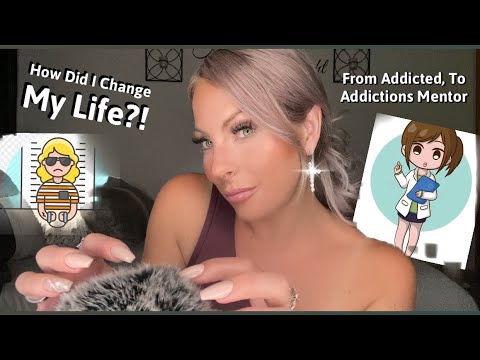 ASMR Close Up Whisper | From Arrested To Career In Addiction | Mic 🎙 Triggers | Candy Eating Sounds
