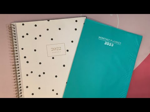 ASMR Tearing Out Old Planner Pages + Cutting Things Out | Paper Sounds | No Talking