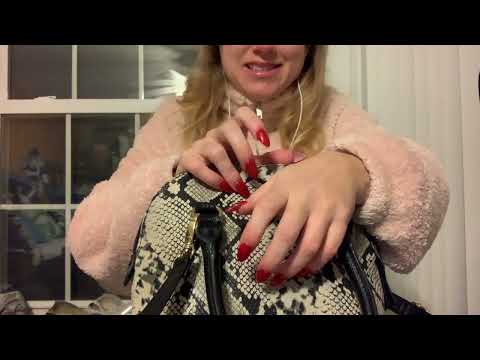 ASMR Purse Tapping & Scratching 👜 Fast & Aggressive