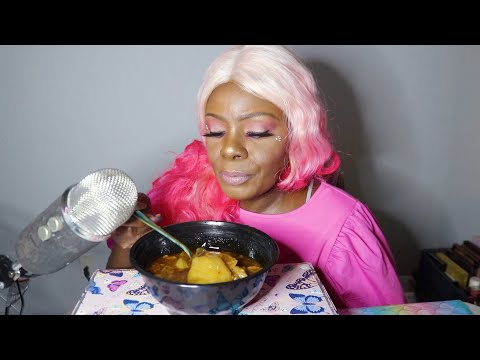 It's Getting Cold Spicy Stew Beans ASMR Eating Sounds
