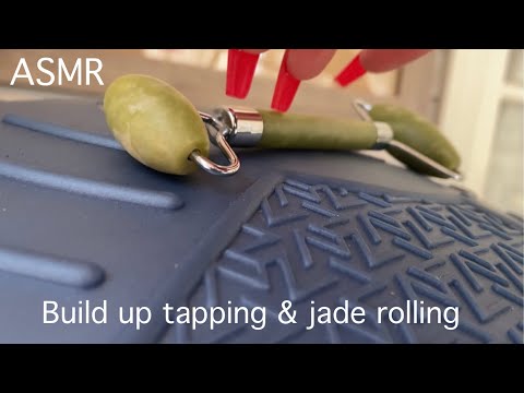 ASMR - Build up tapping, scratching & jade rolling! - Lofi tingles ✨