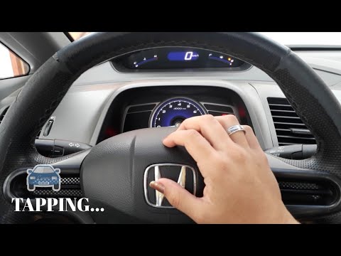 (ASMR PORTUGUÊS) FAST TAPPING AND SCRATCHING IN A CAR| ASMR NO CARRO- Soft Spoken