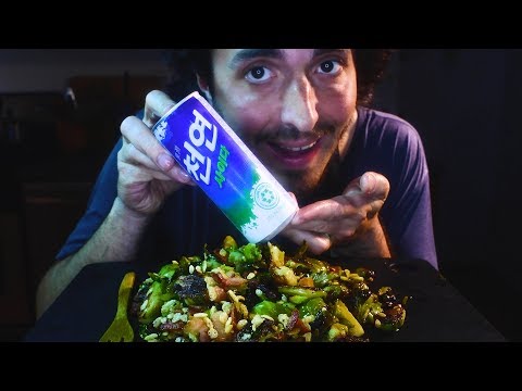 Making Brussel Sprouts DELICIOUS !  ASMR ( Real Sounds ) 자막 字幕  ਉਪਸਿਰਲੇਖ | Nomnomsammieboy