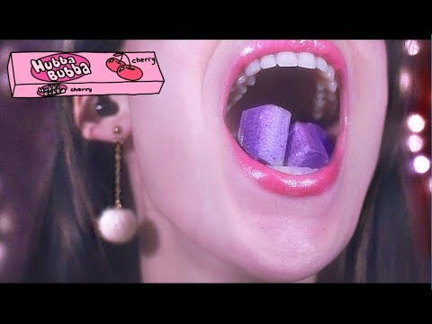 ASMR 🍬 Bubble Gum Chewing WHOLE Pack 🍬