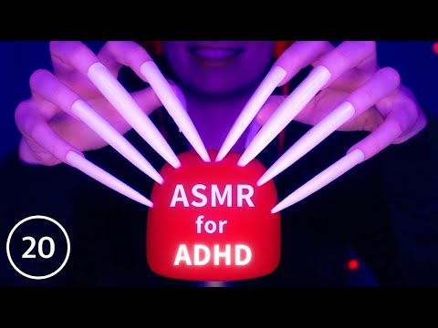 ASMR for ADHD 💙Changing Triggers Every 20 Seconds😴 Scratching , Tapping , Massage & More| No Talking