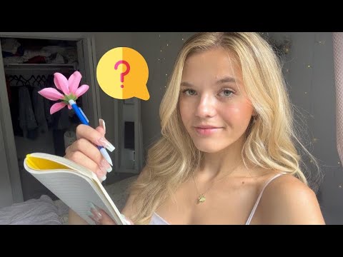 ASMR Asking You Very Personal Questions 🫣💛