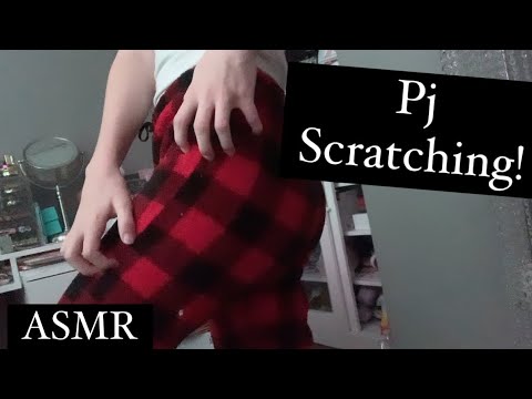 ASMR Pj Scratching!🎄+ Lots of Mouth sounds, hand movements!💤