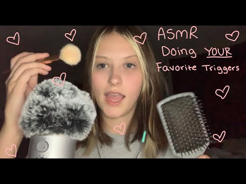 ASMR Doing My Subs Favorite Triggers!