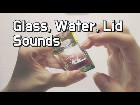 ASMR 유리병 향수병 물, 뚜껑 / 빠르고 강한소리 / Glass Bottle Water Lid Sounds 3D FAST Tapping & Scratching ASMR
