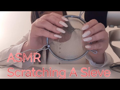 ASMR Scratching A Sieve