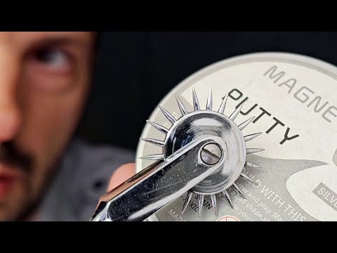 ASMR 1h spiked wheel on a metal (AGS)