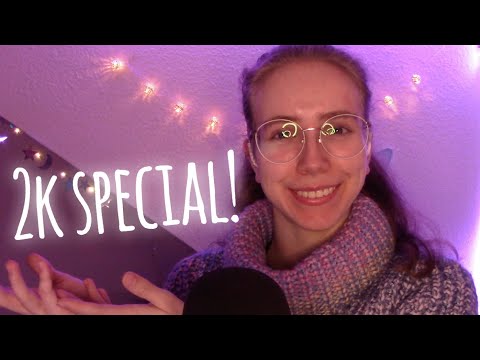[ASMR] Doing YOUR favorite triggers: 2000 subscriber special!!! 💜 (tapping, brushing, kisses, ...)