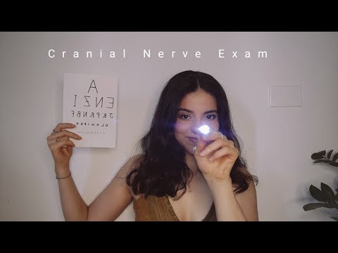 ASMR Fast 3 Minute Cranial Nerve Exam 👩🏻‍⚕️