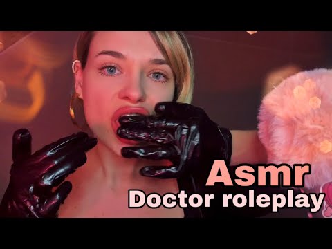 ASMR - Doing DNA test of your tingles | Spit painting in latex gloves