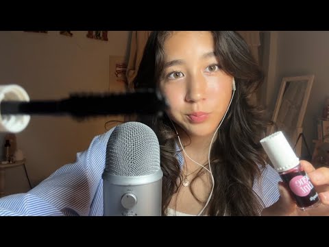 ASMR Doing Your Makeup in 1 Minute // 1 Minute Makeup Application ASMR Role Play
