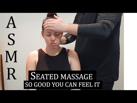 [ASMR] Seated Massage - So GOOD you can FEEL It [no talking] [no music]