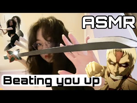 ASMR | mercilessly beating you up (stabbing, slapping, blinding, eating you etc.)