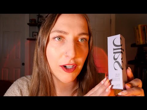 ASMR new makeup haul 💁‍♀️ (whispering + playing with packaging)