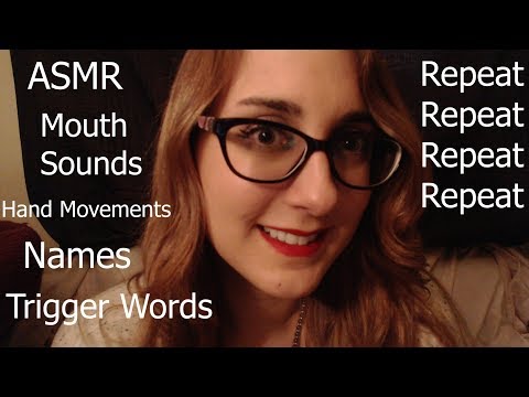Fast Trigger Words into Mouth Sounds | Hypnotizing Close-up Hand Movements | Feb Patreon Names