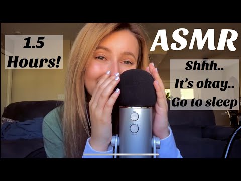 ASMR || 1.5 HOURS of “Shh" & “It’s Okay” to help you sleep✨💤