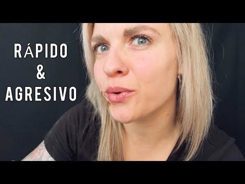 💥ASMR RÁPIDO & AGRESIVO RANDOM TRIGGERS | FAST & AGGRESSIVE EN ESPAÑOL (COLLAB)