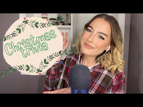 ASMR | asking you Christmas trivia but you keep getting the answer wrong (whispered role play)